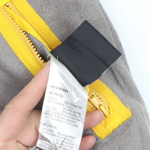 Reebok Mens Yellow Grey Reversible Packers Bodywarmer M Polyester