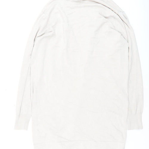 Vero Moda Women’s Ivory Long Sleeve Open Knit Cardigan Size S