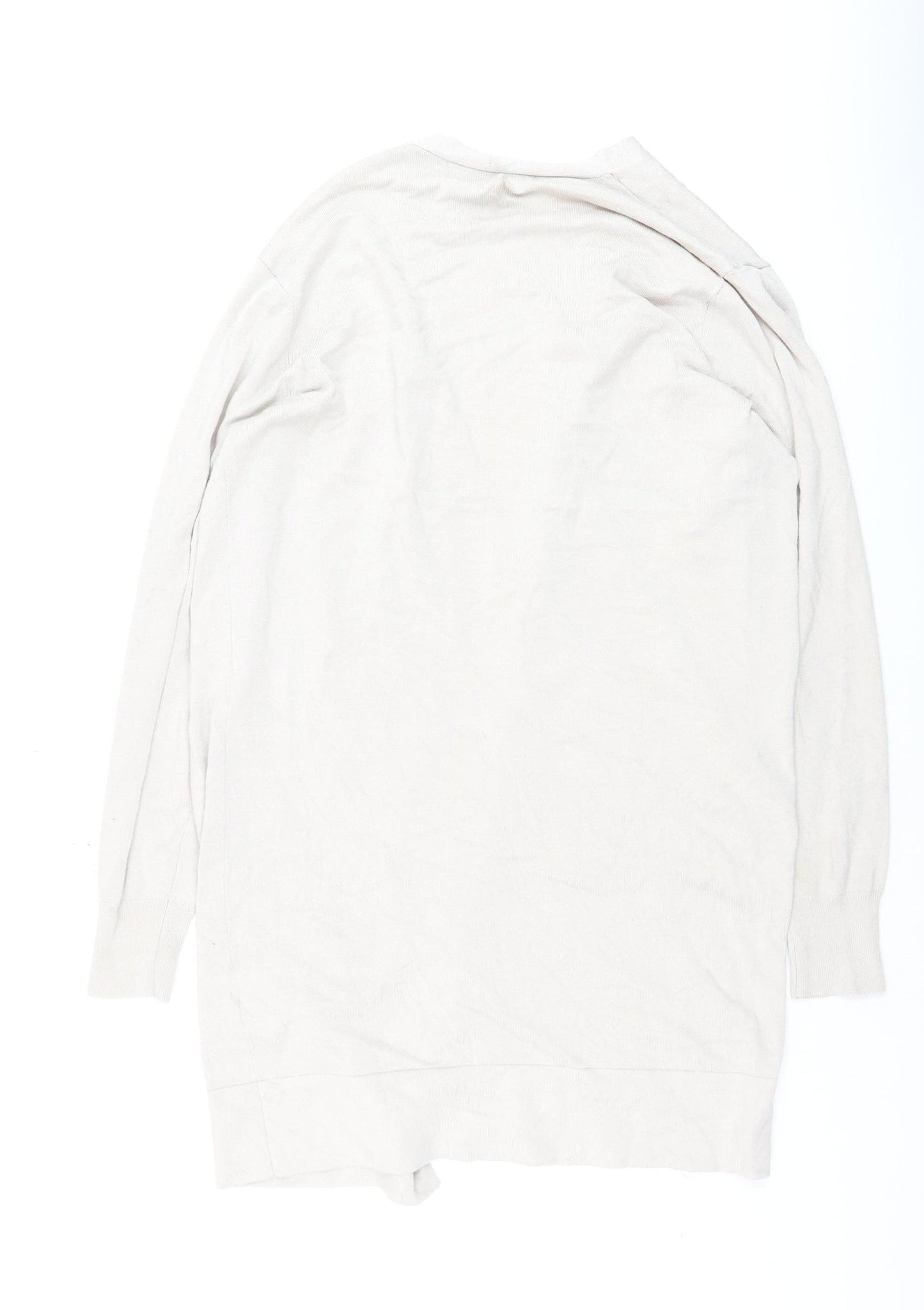 Vero Moda Women’s Ivory Long Sleeve Open Knit Cardigan Size S