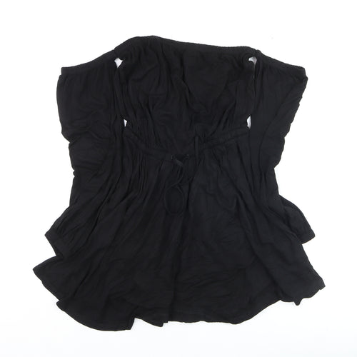 ASOS Women’s Black Off Shoulder Tunic Blouse Size 4
