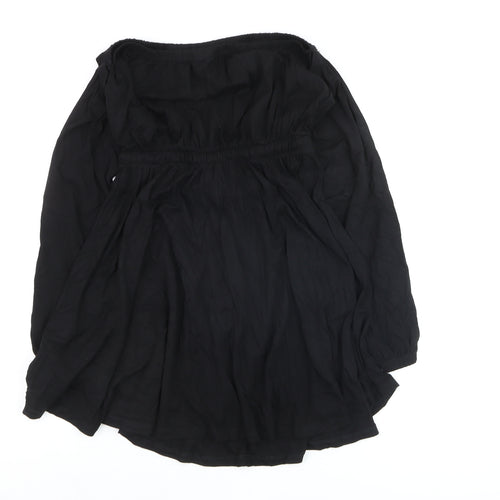 ASOS Women’s Black Off Shoulder Tunic Blouse Size 4