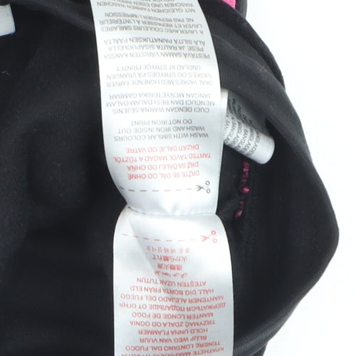 Juicy Couture Girls Black Velour Sweatpants 10-11 Years Drawstring Waist