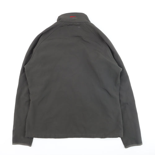 Mountainlife Women's Black Softshell Jacket Size 12 Windproof Lined Outdoor