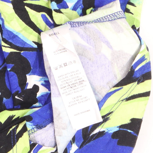 Precis Women’s Multicoloured Floral Viscose Stretch T-Shirt Size S