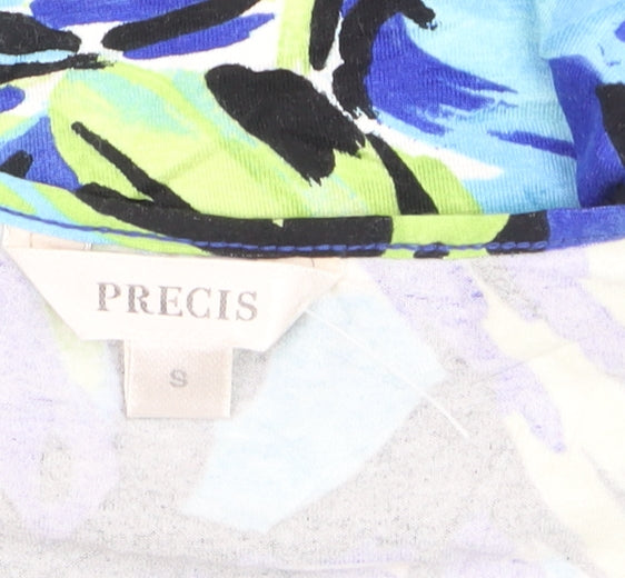 Precis Women’s Multicoloured Floral Viscose Stretch T-Shirt Size S