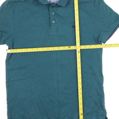 Levi's Men's Blue Slim Fit Cotton Polo Shirt Size M