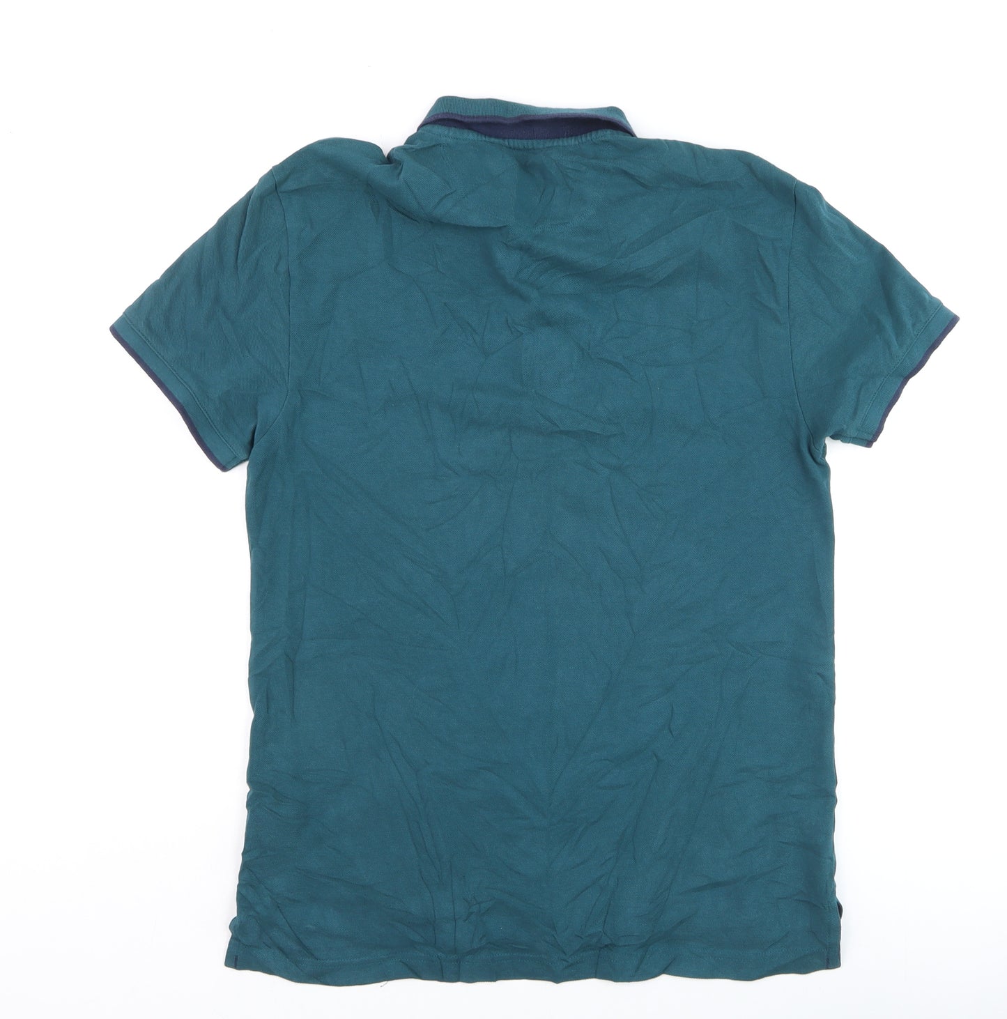 Levi's Men's Blue Slim Fit Cotton Polo Shirt Size M