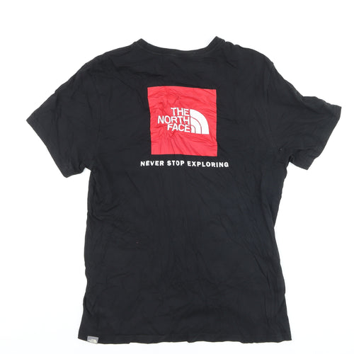 The North Face Men's Black Cotton Graphic T-Shirt M