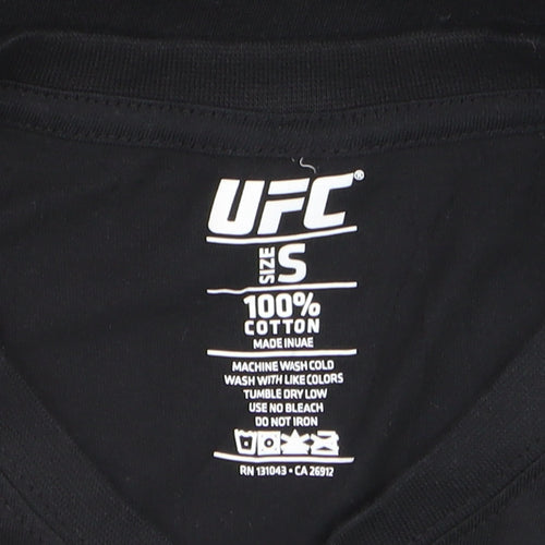 UFC Sean O'Malley Men's Black Graphic Short Sleeve Cotton T-Shirt S