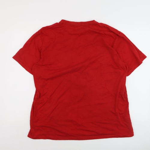 STH SHORE Men's Red 2XL Graphic Motorcycle T-Shirt