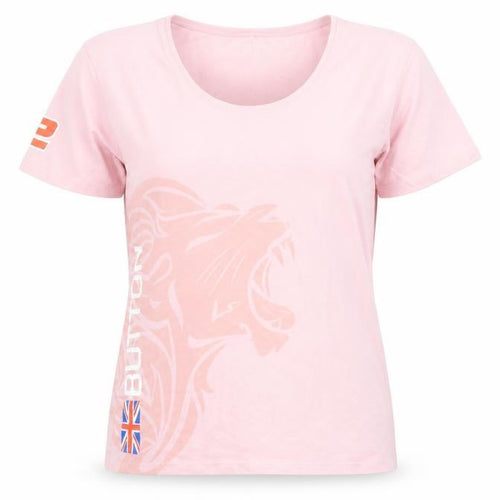 McLaren Honda Womens Pink XL T-Shirt Short Sleeve Racing Top