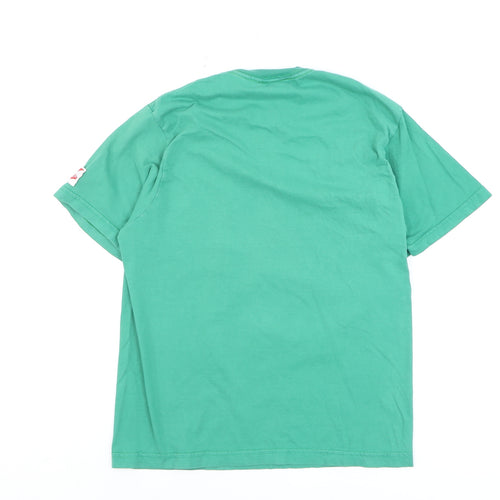 Marvel Boys Green Iron Man Technics Graphic Short Sleeve T-Shirt Size S