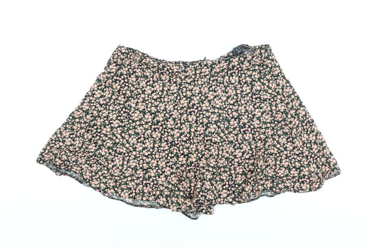 New Look Womens Multicoloured Floral Culotte Shorts Size 16