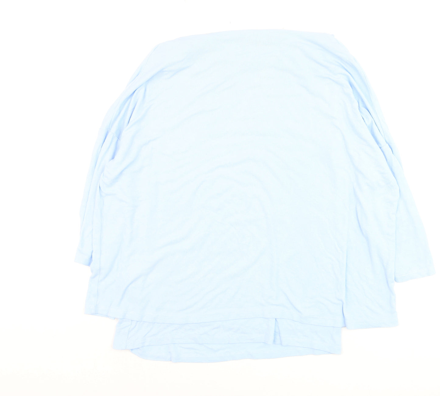 Phase Eight Women’s Blue 3/4 Sleeve Jersey Blouse Size 16