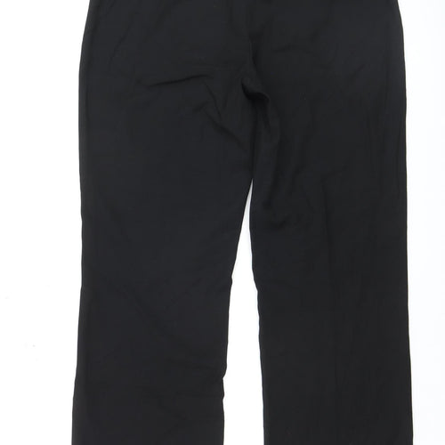 Chloe White by Autonomy Womens Black Straight Dress Pants Size 12