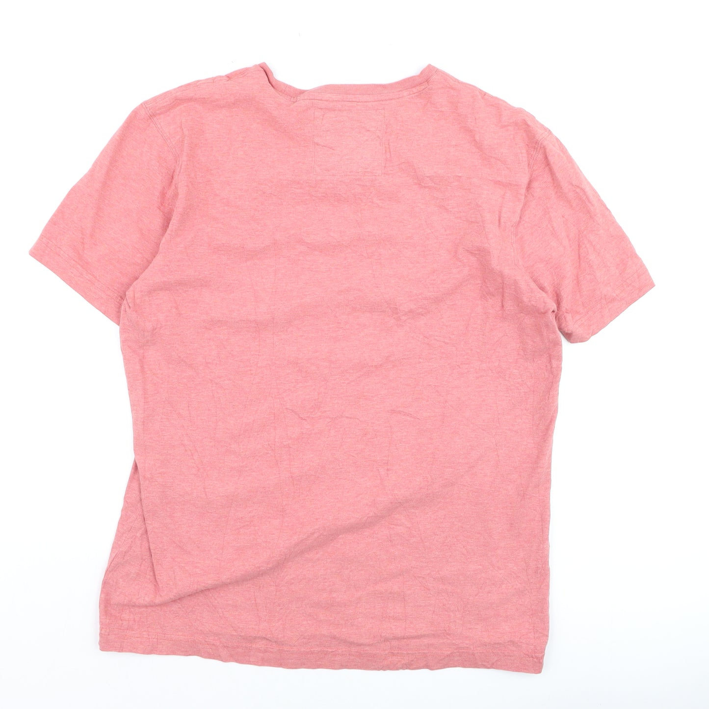 Crew Clothing Company Men's Pink Cotton Short Sleeve T-Shirt M