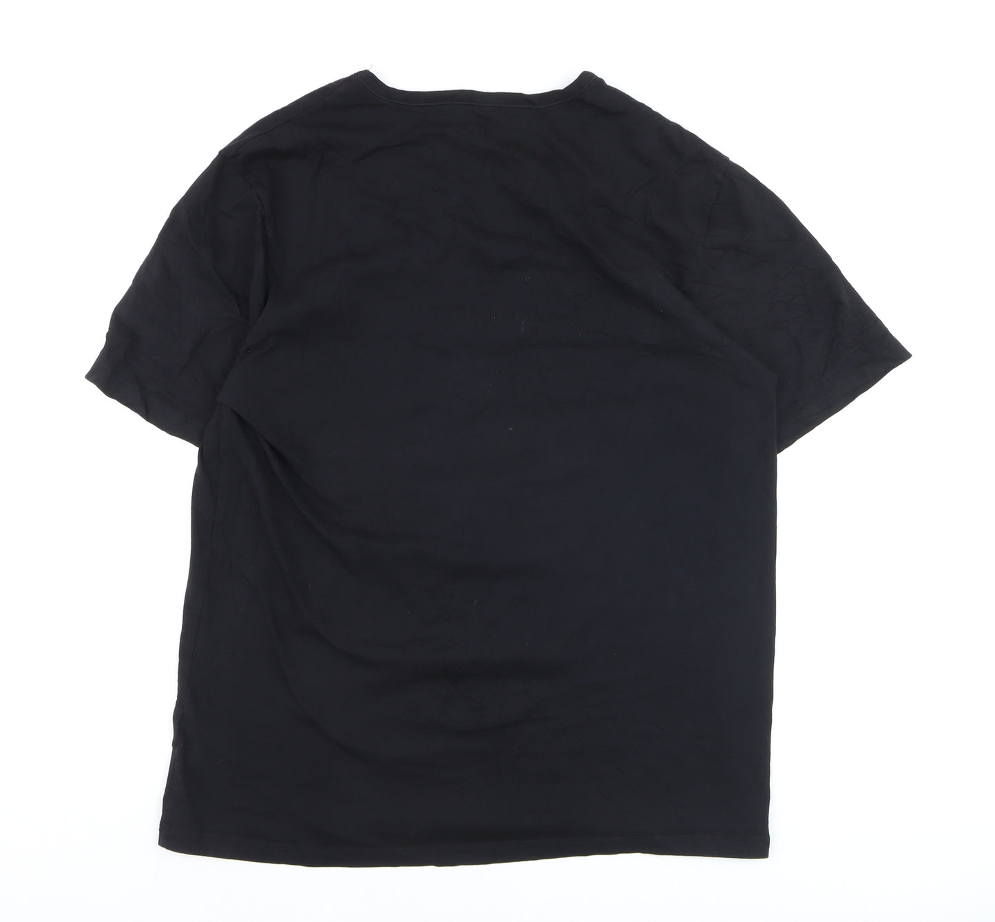 Hugo Boss Men's Black XL Crew Neck Short Sleeve Cotton T-Shirt