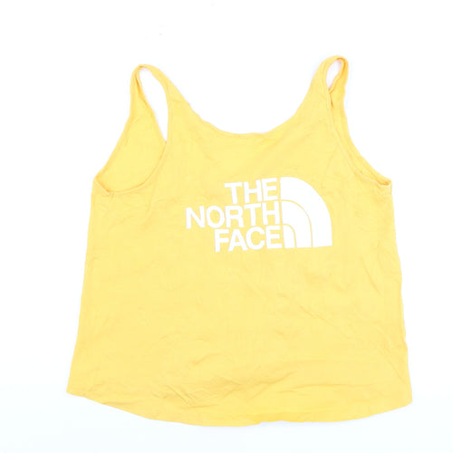 The North Face Womens Yellow Cotton Tank Top Size S