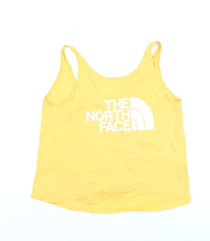 The North Face Womens Yellow Cotton Tank Top Size S
