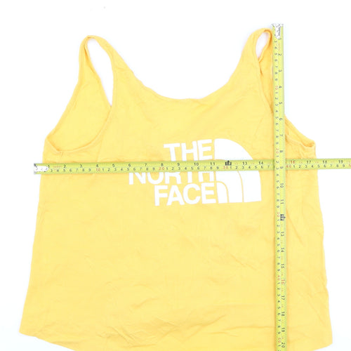 The North Face Womens Yellow Cotton Tank Top Size S