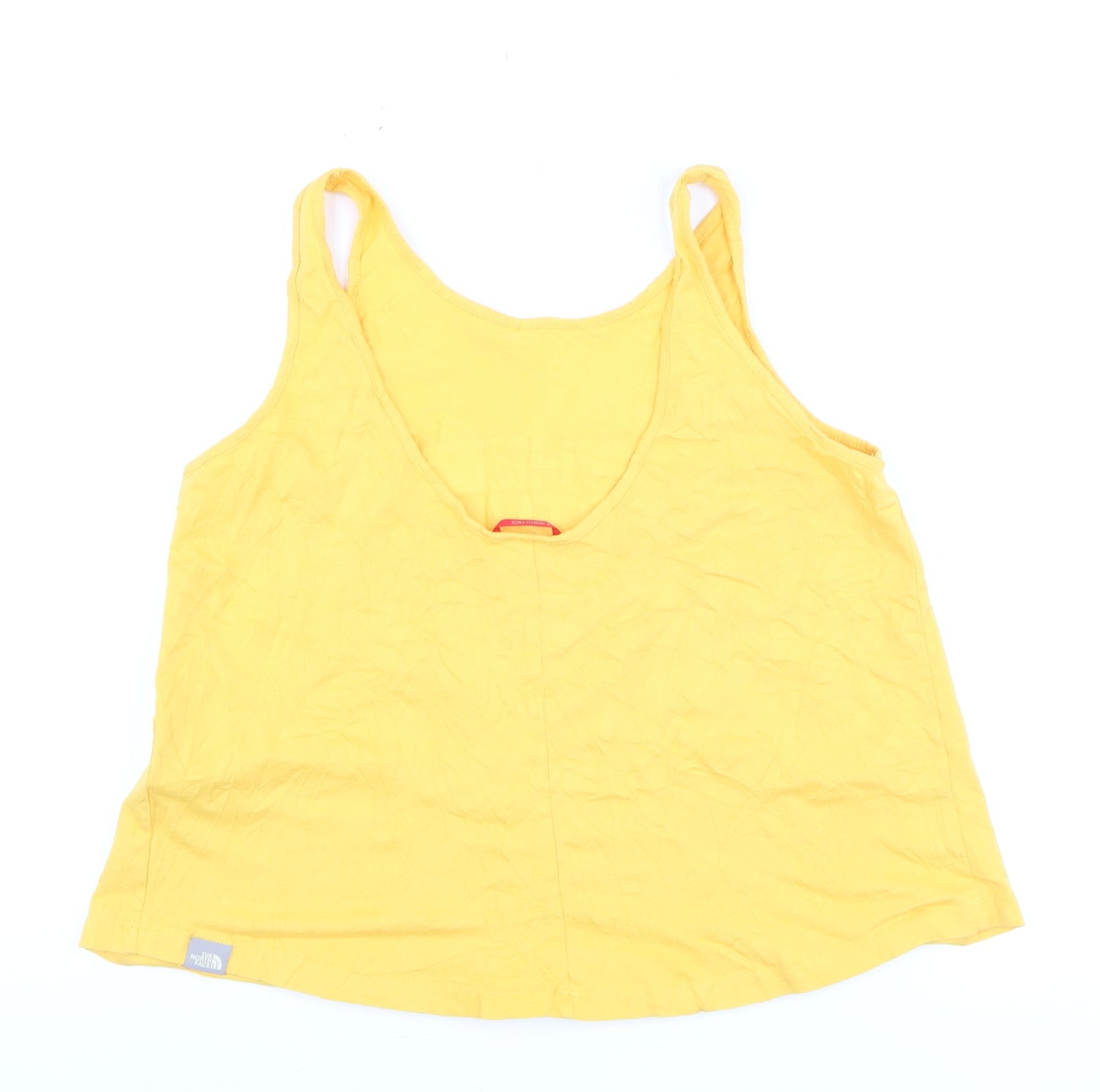 The North Face Womens Yellow Cotton Tank Top Size S