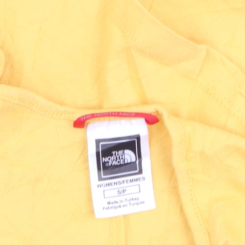 The North Face Womens Yellow Cotton Tank Top Size S