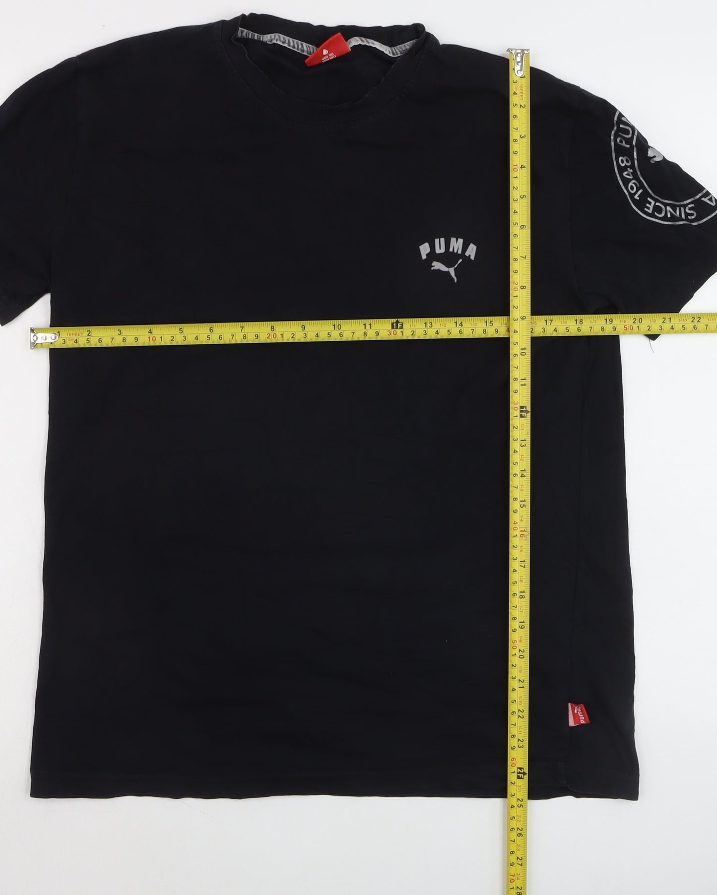 Puma Men's Black L Crew Neck Sports T-Shirt