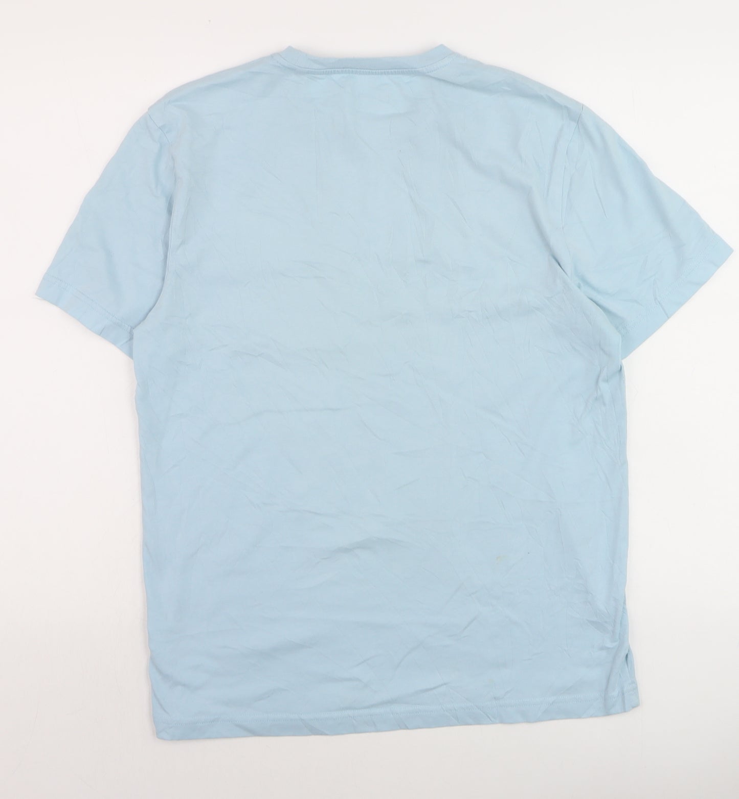 Original Penguin Mens Blue Crew Neck Short Sleeve T-Shirt Size M
