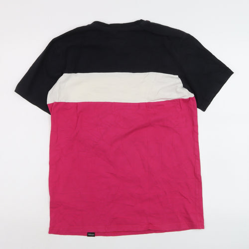Pull & Bear Men's Multicoloured Streetwear Cult T-Shirt Size S