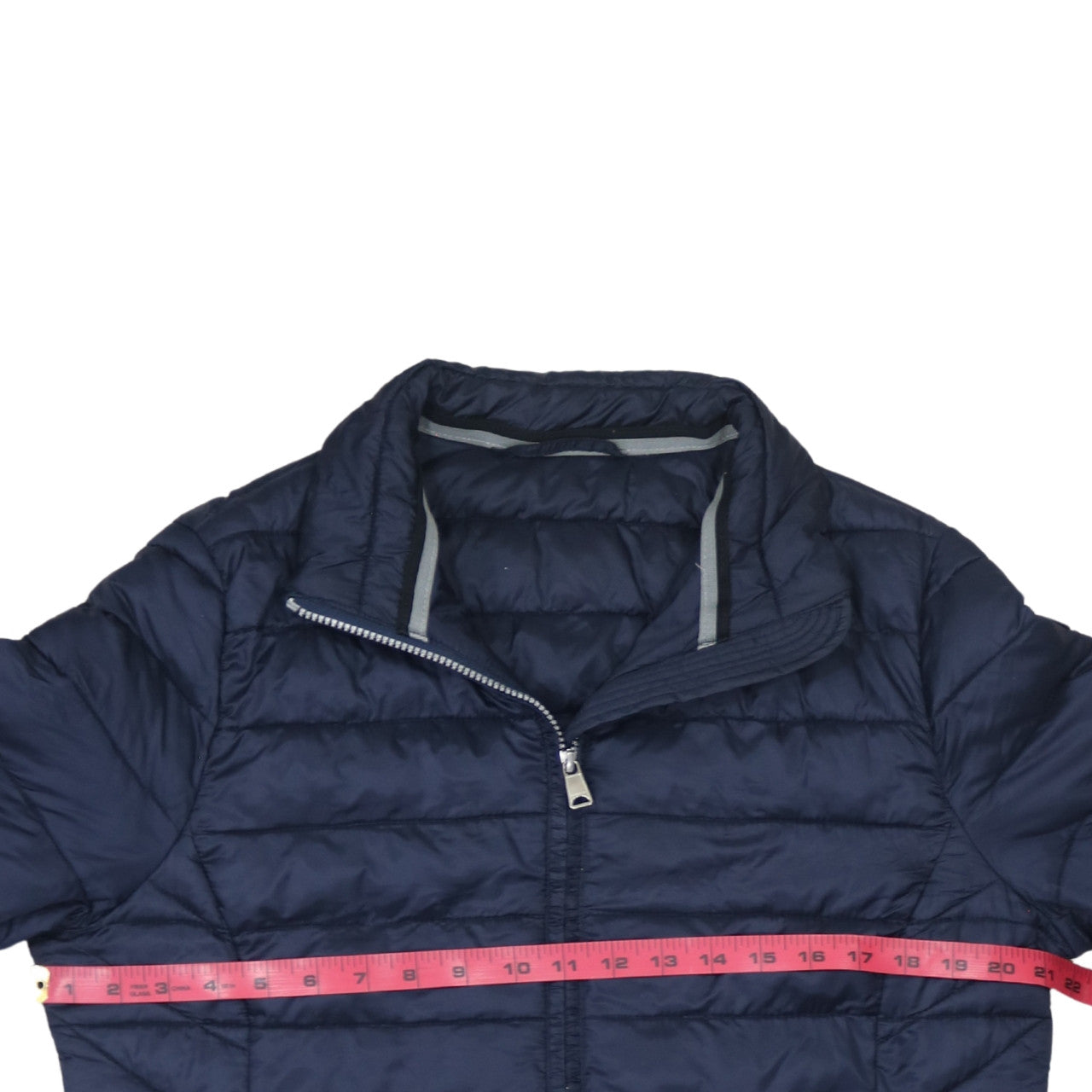 Napapijri Men's Blue XL Puffer Jacket Lightweight Quilted Zip Up