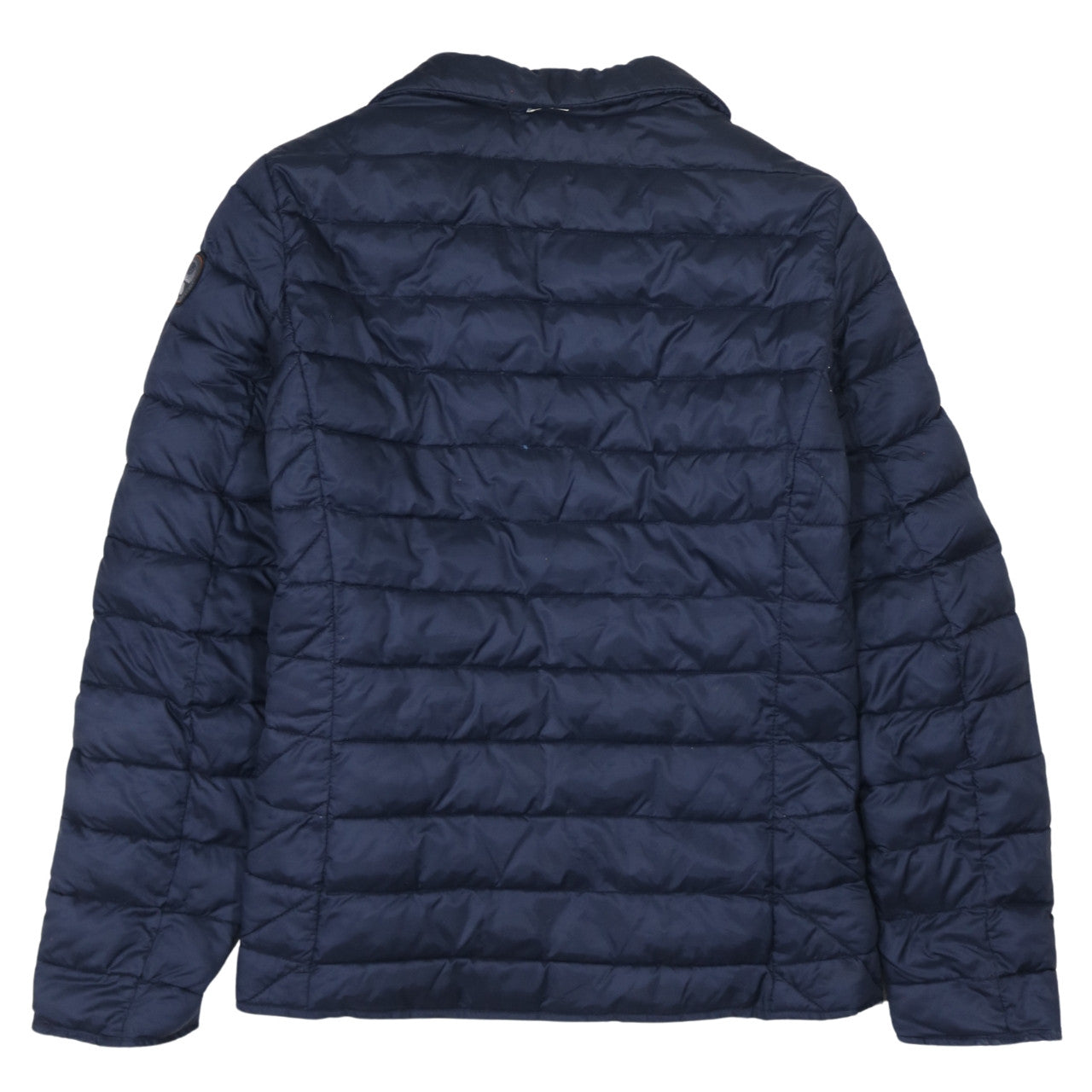 Napapijri Men's Blue XL Puffer Jacket Lightweight Quilted Zip Up