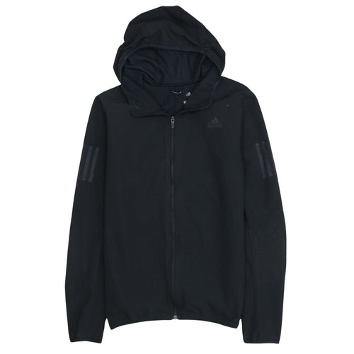 Adidas Men's Black Full Zip Running Hoodie Size S