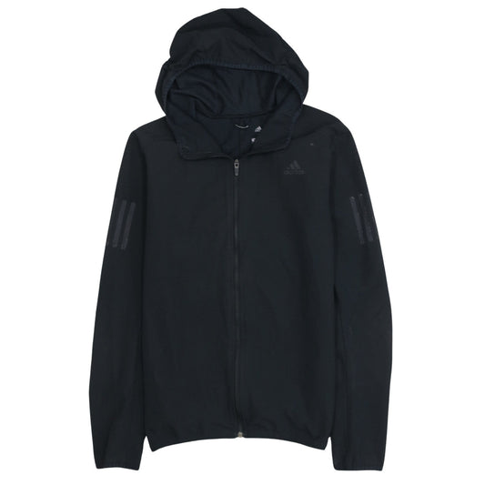 Adidas Men's Black Full Zip Running Hoodie Size S