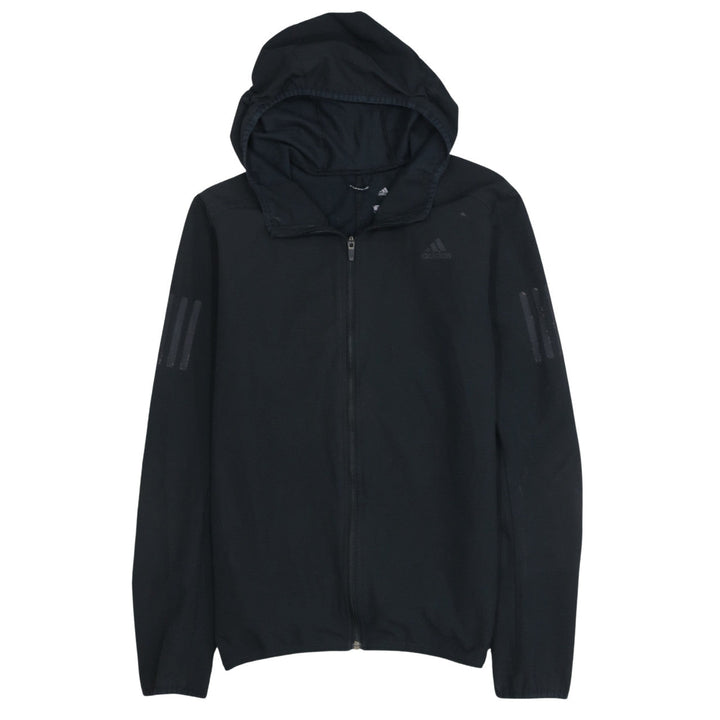 Adidas Men's Black Full Zip Running Hoodie Size S