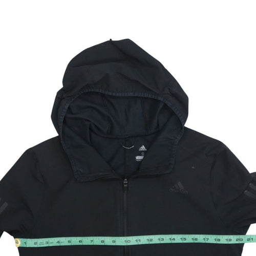 Adidas Men's Black Full Zip Running Hoodie Size S