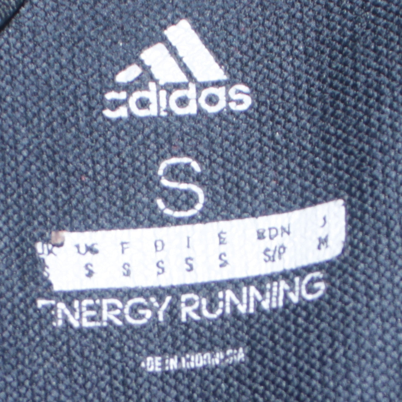Adidas Men's Black Full Zip Running Hoodie Size S
