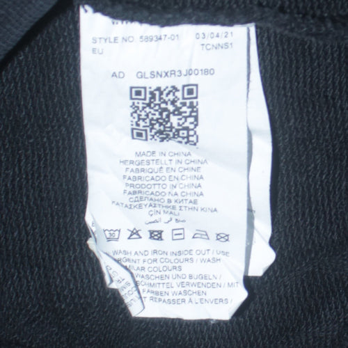 Puma Men's Black Small Crew Neck Pullover Sweatshirt