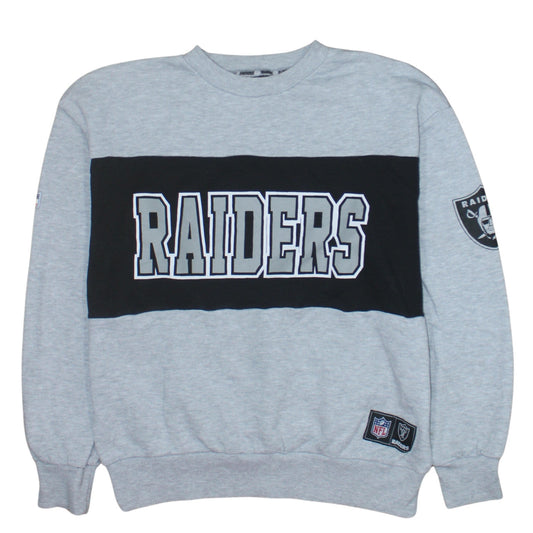 Primark NFL Raiders Grey Sweatshirt XS Women Casual Crew Neck