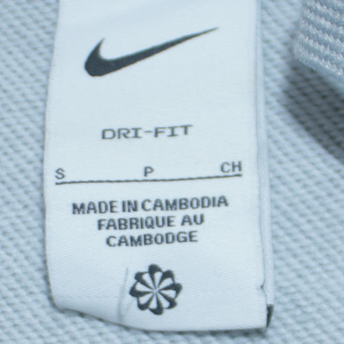 Nike Men's Grey Full Zip Dri-FIT Hoodie Size S Regular Fit Sportswear