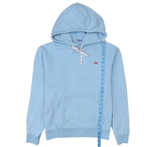 Levi’s Women Blue Pullover Hoodie XS Cotton Casual Sweatshirt