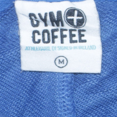 Gym+Coffee Womens Blue Pullover Sweatshirt Size M