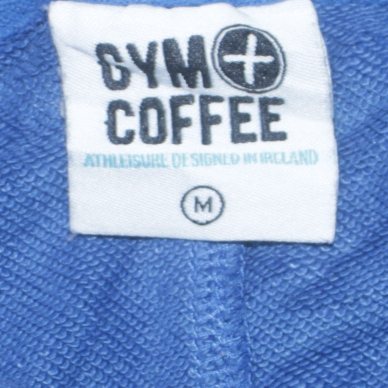 Gym+Coffee Womens Blue Pullover Sweatshirt Size M