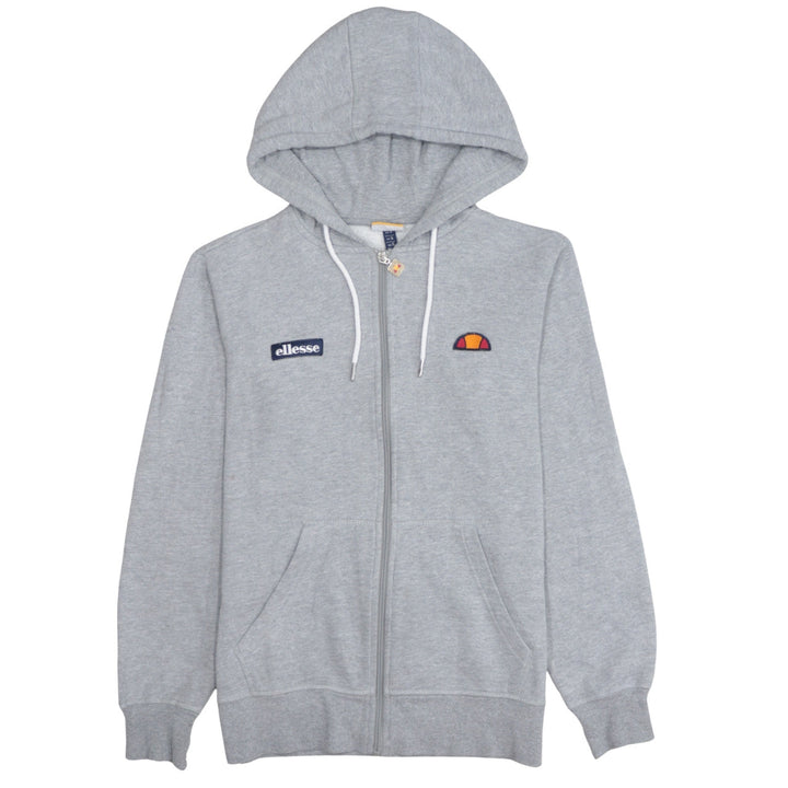 Ellesse Men's Grey Full Zip Hoodie Small Regular Fit Classic Sportswear