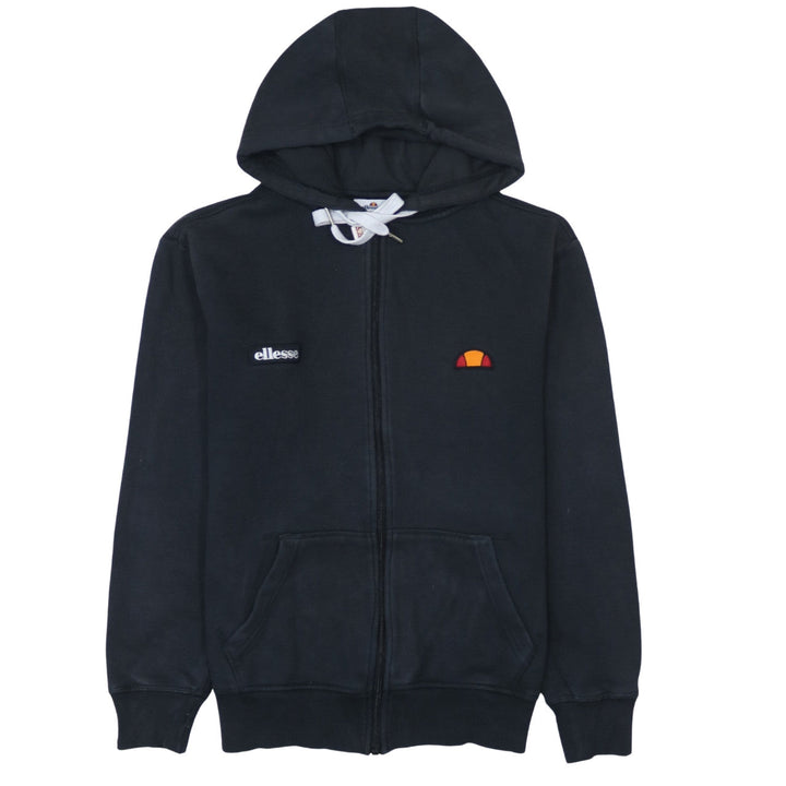 Ellesse Men's Black XS Full Zip Hoodie with Logo