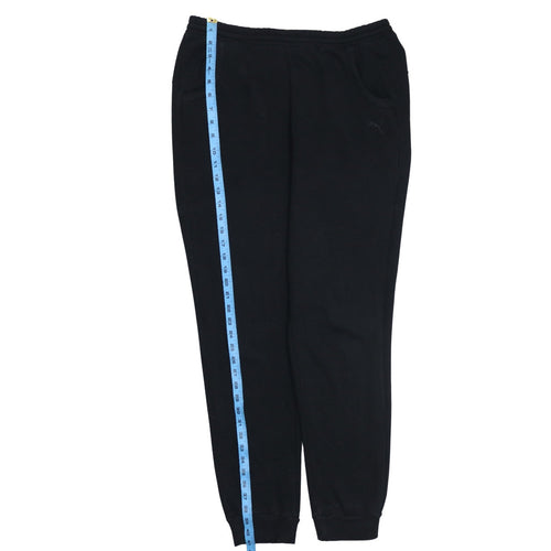 Puma Womens Black Size 12 Cotton Blend Jogger Sweatpants