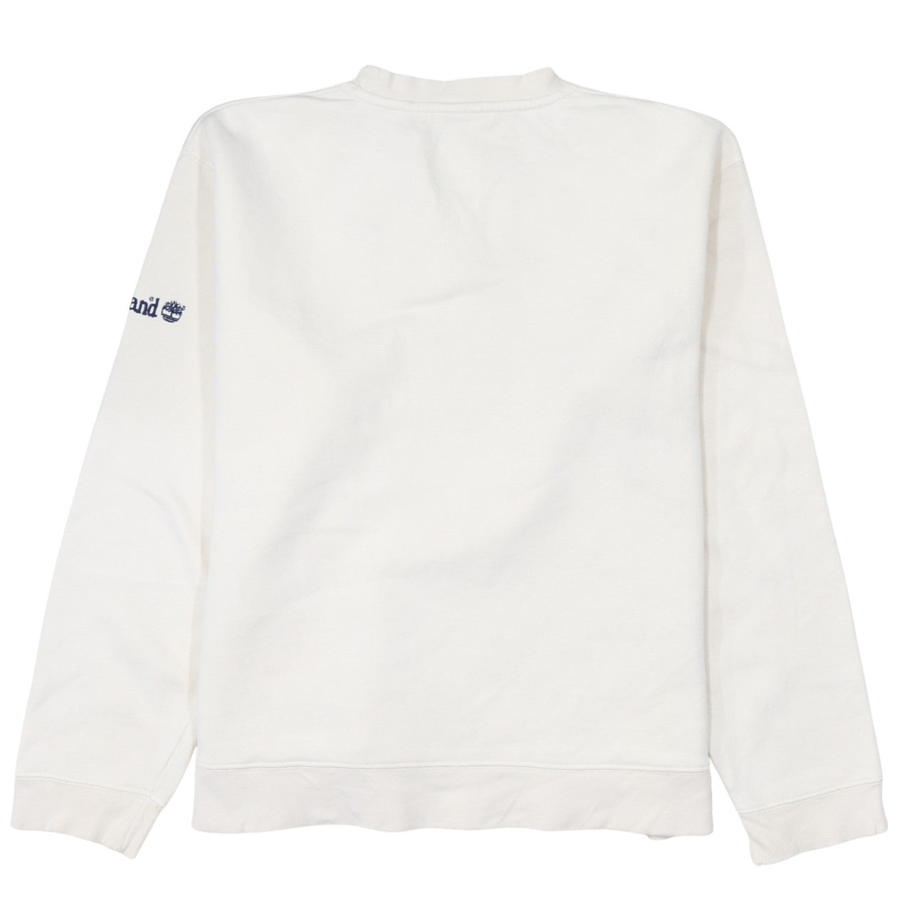 Timberland Men's White XS Crew Neck Pullover Sweatshirt