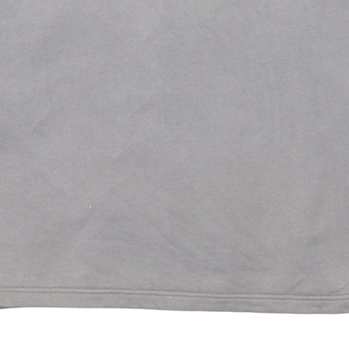 Schott NYC Mens Grey V-Neck Pullover Sweatshirt Size L Vintage