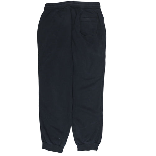 Nike Womens Black Jogger Sweatpants L with Logo Print
