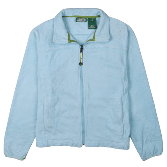 L.L.Bean Women's Blue Fleece Full Zip Jacket Size M Regular
