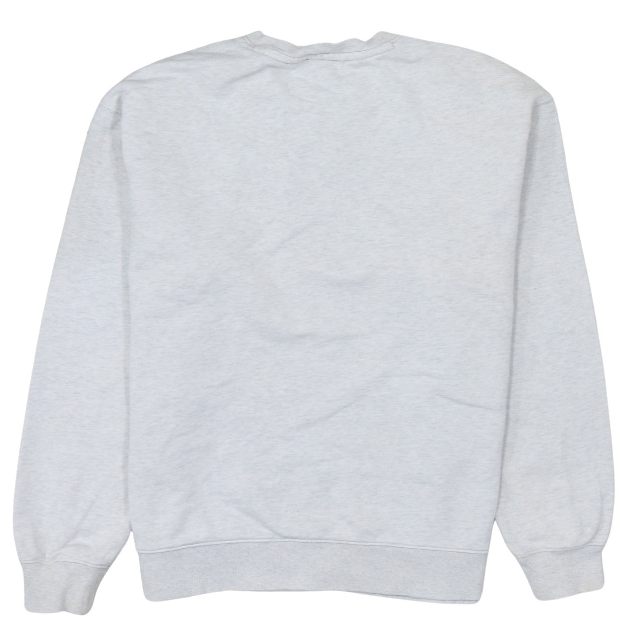 Carhartt Men's Grey Embroidered Logo Crew Neck Sweatshirt M